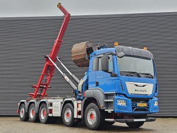 TGS 47.440 BBL / 10X4 HOOKLIFT + Z CRANE